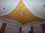 Trockenbau, Innenausbau, Gipskarton-Ornamente,Abgehangene Gipskartondecke