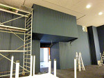 Trockenbau, Innenausbau, Akustiktrockenbau, Streulochakustikdecke, Brandschutzdeck für das Kino in Ebersbach