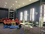Trockenbau, Innenausbau, Akustiktrockenbau, Streulochakustikdecke, Brandschutzdeck für das Kino in Ebersbach
